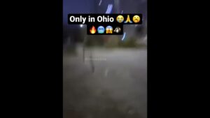 Only in Ohio! | Guy running from Creatures at night (Subway Surfers Meme) #shorts #meme