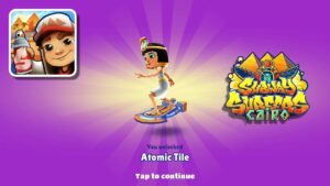 Season Hunt Reward - Atomic Tile - Subway Surfers Cairo 2022