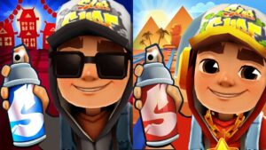 Subway Surfers Cairo 2022 Jake Star Outfit vs Jake Dark Outfit Gameplay HD