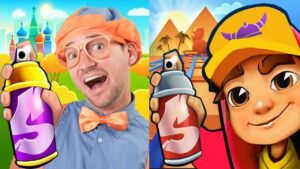 Subway Surfers Cairo 2022 Pride Jake vs Blippi Toys Run Gameplay HD