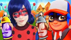 Subway Surfers Cairo 2022 Super Runner Jake vs Ladybug Run Gameplay HD