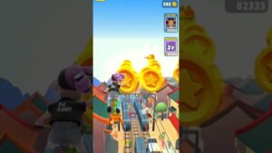 Subway Surfers Game Play 🔥🔥 Marathon Run Game is Very Fast 🥳🥳 #shorts #viral #shortvideo