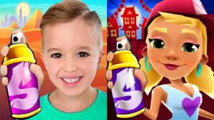 Subway Surfers Luoyang 2022 Tricky Heart Outfit vs Vlad and Nikita Run Gameplay HD