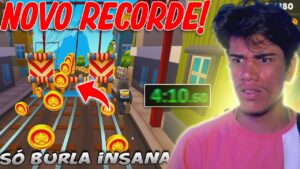 TREINEI POR 3 DIAS SEM DESCANSO E CONSEGUI BATER MEU RECORDE NO SUBWAY SURFERS!