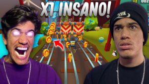 UM CALVO ME DESAFIOU PRO X1 NO SUBWAY SURFERS E ISSO ACONTECEU