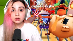 subway surfers no coin mas o policial é 10x mais gigante 😰 dei rage kkkk