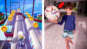 A Cada Erro No Subway Surf No Coins Uma Enbaixadinha Com a Bola Da Copa