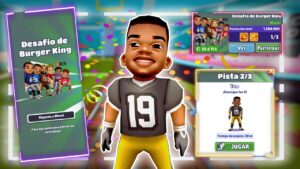 AMAZING JUJU SMITH SCHUSTER GET TO THE BURGER KING CHALLENGE - SUBWAY SURFERS 3.5.1