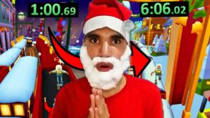 ASMR SUBWAY SURFERS NO COIN ESPECIAL DE NATAL! *mas eu troco o mapa toda vez que perco*