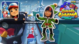 Elf Yutani Tag Time Attack Event The North Pole Completed Subway Surfers Subway City Xmas
