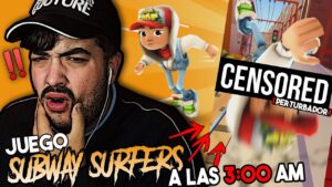 Jugué a la APP  de SUBWAY SURFERS a las 3:00 AM 😨 (y es PERTURBADOR)