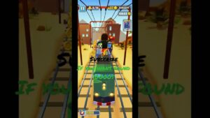 KOX W SUBWAY SURFERS run #subwaysurfers #shorts