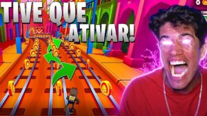 O DESESPERO DE BATER O RECORDE DE NO COIN NO SUBWAY SURFERS!