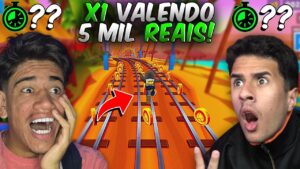 QUEM VAI TREMER? X1 CONTRA PRO PLAYER VALENDO 5MIL REAIS -   SUBWAY SURFERS