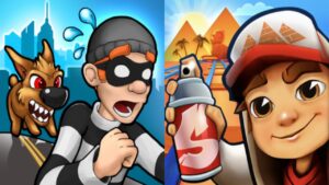 Robbery Bob vs Subway Surfers Gameplay Android,ios Part 94