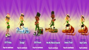 SUBWAY SURFERS SUBWAY CITY XMAS 2022 : UNLOCK CHARACTER & BOARD with KEYS