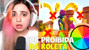 SUBWAY SURFERS mas NÃO POSSO TOCAR NA COR PROIBIDA da ROLETA!! MUITO DIFICIL KKKK