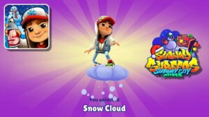 Season Hunt Reward - Snow Cloud Board - Subway Surfers Subway City Xmas 2022