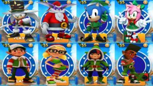 Sonic Dash vs Subway Surfers Xmas City - All Christmas Characters Unlocked New Update