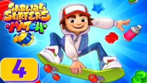 Subway Surfers Match - Area 4 - Gameplay