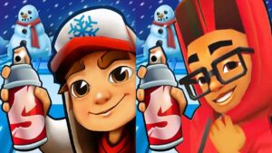 Subway Surfers Subway City 'Xmas 2022 Festive Frank Anubis Outfit vs Festive Fresh Gameplay HD