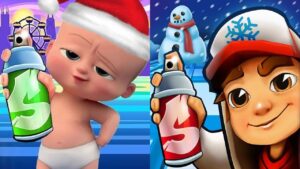 Subway Surfers Subway City 'Xmas 2022 Ninja vs Baby Run Gameplay HD