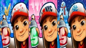 Subway Surfers Subway City 'Xmas 2022 vs Subway Surfers North Pole vs Subway Surfers New York