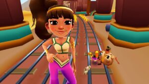 Subway Surfers Theo Yêu Cầu – Amira Arabia Outfit Và Ván Trượt Camel