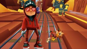 Subway Surfers Theo Yêu Cầu –  Festive Jake Và Ván Trượt Bouncer