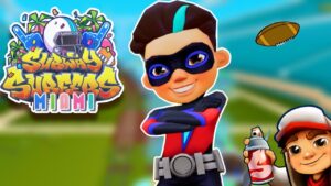 Super Runner Fernando Travel to Subway Surfers Miami Nflpa