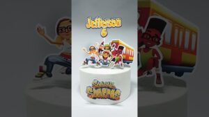 Topo de bolo simples subway Surfers