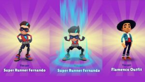 Unlocking Super Runner Fernando & Diego Flamenco Outfit Subway Surfers Cairo