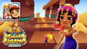 Use Event Coins to unlock Salma Nomad Outfit Subway Surfers Cairo 2022