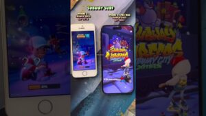Comparison open subway surfers with iPhone 14 Pro Max & iPhone 5s #shorts #iphone14promax #iphone5s