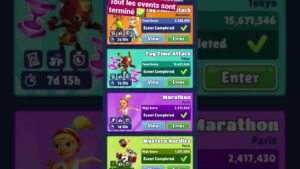 Every Évent in Subway surfers Lunar New Year are Completed !✅️ #subwaysurfers #viral #shorts