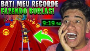 FINALMENTE BATI MEU RECORDE NO SUBWAY SURFERS, ENTREI PRO TOP 50 GLOBAL!