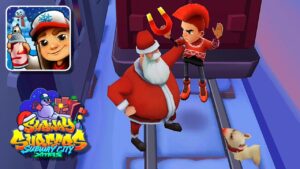 Login 15 Times to Get Festive Spike on Subway Surfers Subway City Xmas 2022