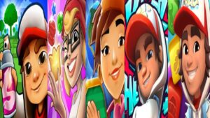 SUBWAY SURFERS VS SUBWAY SURFERS MATCH VS TRAIN RIDERS VS HOVERBOARD HEROES VS SUBWAY SURFERS BLAST