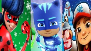 Subway Surfers Christmas 2022 VS PJ Masks Power Heroes VS Miraculous Ladybug & Cat Noir Gameplay