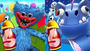 Subway Surfers Subway City 'Xmas 2023 Dino vs Huggy Wuggy Run Gameplay HD