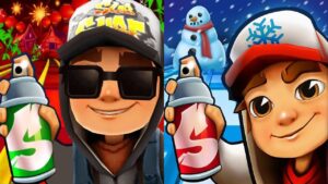 Subway Surfers Subway City 'Xmas 2023 vs Subway Surfers Lunar New Year Gameplay HD