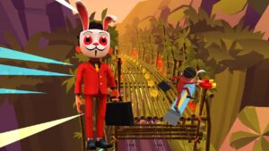 Subway Surfers Theo Yêu Cầu – Festive Frank Fortune Outfit Và Ván Trượt Moped