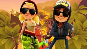 Subway Surfers Theo Yêu Cầu – Jake VsTricky Cùng Ván Trượt Monster Vs Great White