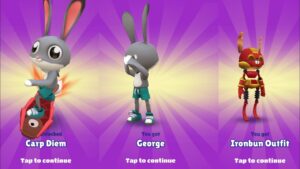 Subway Surfers Unlocking George from Season hunt Subway Surfers Lunar New Year 2023 Carp Diem