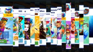 All Upcoming bundles of Subway Surfers World Tour Barcelona 2023 by Time Travel Subway Surfers 2023
