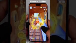 I Am 1st Who Played Subway Surfers In iPhone 14 Pro Max #shorts #iphone