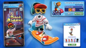 NEW HOVERBOARD CHALLENGE AT SUBWAY SURFERS BARCELONA 3.8.0