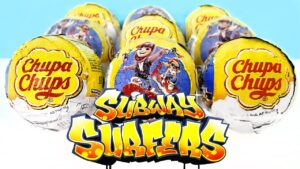 SUBWAY SURFERS Чупа Чупс! Новая серия игрушки мультик ИГРА 2023! Unboxing Surprise Eggs Chupa Chups