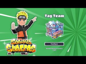 Subway Surfers 2023 NEW TAG TEAM Little Rock | Naruto Gameplay