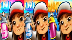 Subway Surfers Barcelona 2023 VS Subway Surfers Barcelona 2012 VS Subway Surfers Barcelona 2019